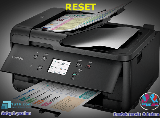 CANON PIXMA TR7540 Reset Programı